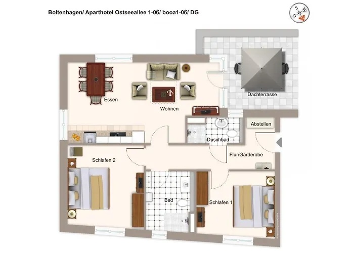 Ostseeallee Ostseeallee 1-06 شقة بولتينهاجين
